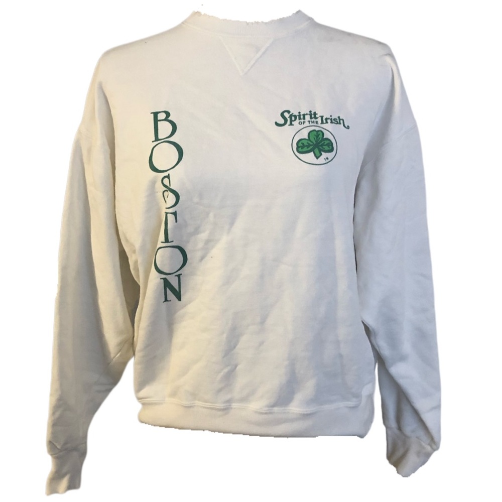 I.S.M.B.S Boston Irish Womens Sweatshirt Sz Large
